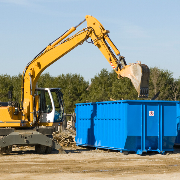 what happens if the residential dumpster is damaged or stolen during rental in Darmstadt